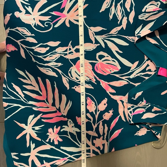 NWT Reversible Lilly Pulitzer Tidal Wave Prime Florin Top Spring Summer Beach - Picture 12 of 14